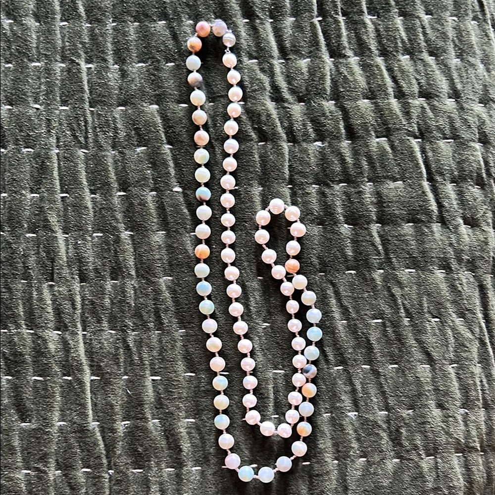 Elegant Pastel Beaded Necklace